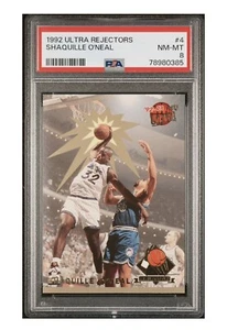 1992 Fleer Ultra Rejectors SHAQUILLE O’NEAL #4 | PSA 8 Los Angeles Lakers - Picture 1 of 3
