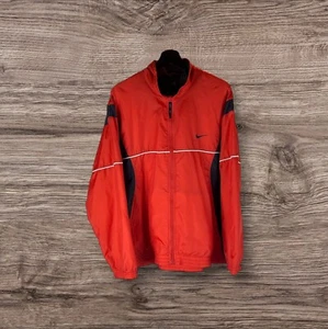 Chaqueta cortavientos retro Nike roja grande vintage 2009 - Imagen 1 de 5