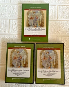 Great Philosophical Debate: Free Will And Determinism Parts 1&2 DVD + guidebook - Picture 1 of 6