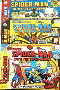 SPIDER-MAN WEEKLY. NUMBER'S 173, 184 & 187. (3 ISSUE VINTAGE 1976 LOT) - Picture 1 of 16