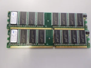 1 GB (2x 512MB) DDR-400 PC-3200 CL3 DIMM Desktop Memory ~ - Picture 1 of 4