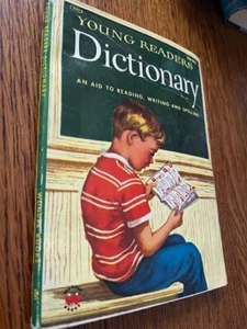 Young Readers Dictionary aid to reading writing spelling 1955 wonder books - Bild 1 von 3