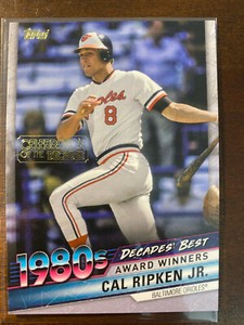 2020 Topps Celebration of the Decades Cal Ripken Jr /100 Orioles DB-CRJR