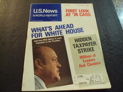US News World Report Sep 17 1973 New Cars, Interview Melvin Laird ID:53877 - Image 1 of 3