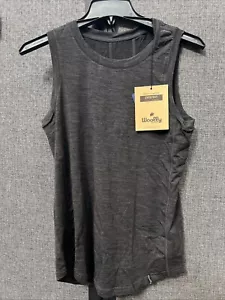 Woolly Women’s Crew Tank 95% Merino Wool, 2XL, Charcoal Grey - Picture 1 of 3