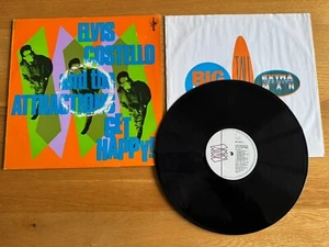 Elvis Costello And The Attractions - Get Happy! LP 1980 Vinyl Album WEA 58114 - Picture 1 of 7