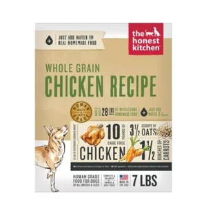 The Honest Kitchen Dehydrated Whole Grain Chicken Recipe Dog Food 7lb - Picture 1 of 7