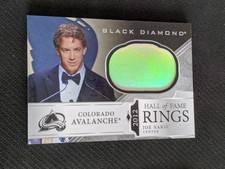 2019-20 UPPER DECK UD BLACK DIAMOND JOE SAKIC HR-JS HALL OF FAME RINGS
