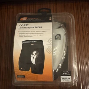 Shock Doctor Core Medium 32-34 Black Compression Shorts Men’s Bioflex Cup Rare - Picture 1 of 6