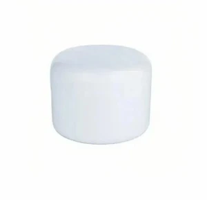New, 4oz Durable PET White/Clear Jar/Inner Lids And Dome Cover/Wide Mouth For Ea - Picture 1 of 4