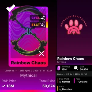 🍀Death/Bola D/B Rainbow Chaos, Guadaña Tri Heat- Aura, Doble-ENTREGA RÁPIDA🍀 - Imagen 1 de 7