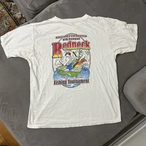 Maglia Cervo Birra Palisades Yacht Club 6° Annuale Torneo di Pesca Redneck XL - Foto 1 di 9