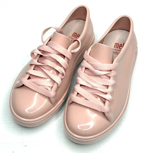 Mini Melissa Mel Be Rubber Jelly Sneakers Little Kid Girls Size 1 EU 32 Pink - Picture 1 of 9
