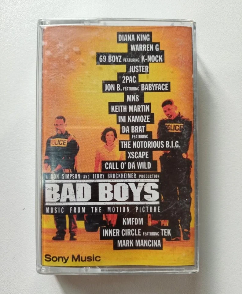 Bad Boys - Music From The Motion Picture ( Cassette Tape ) - Image 1 of 4