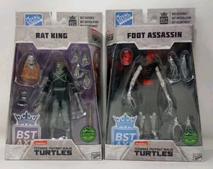 The Loyal Subjects BST AXN TMNT Rat King Glow/Dark & Foot Assassin 6" Figures - Bild 1 von 6