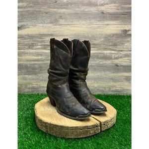 Durango Women - Size 6.5M - Brown Slouch Square Toe Cowboy Boots Style RD3494 - Picture 1 of 11