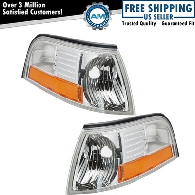 Conjunto de luzes indicadoras de canto compatível com 2003-2005 Mercury Grand Marquis - Imagem 1 de 4