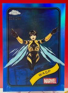 2025 Topps Chrome Marvel Wasp #113 Blue Refractor - /299 - Picture 1 of 1