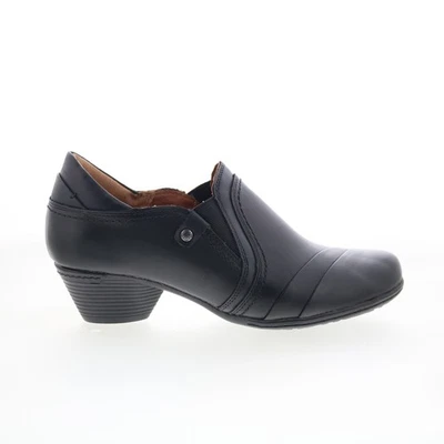 Cobb Hill Laurel Slip-On BCI1740 Womens Black Leather Ankle & Booties Boots 6.5 - Image 1 of 4