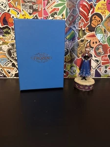 Disney Frozen Anna Enamelled Figure Trinket Box New In Gift Box - Picture 1 of 8