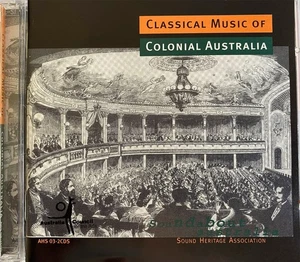 CLASSICAL MUSIC OF COLONIAL AUSTRALIA 2 x CD Exc Cond! Sound Hertiage Assoc - Picture 1 of 2