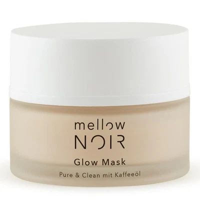 mellow NOIR Glow Mask 50 ml | Daily Night Cream | Reduces Visible Pores & Rednes
