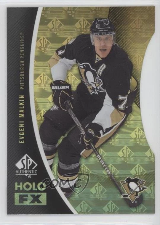 2010-11 SP Authentic Holo FX Die-Cut Evgeni Malkin #FX28 - Image 1 of 2