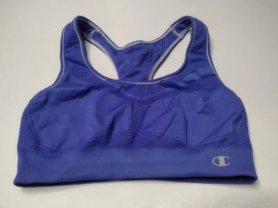 Sujetador Deportivo Champion Medio Púrpura Espalda Corredora Inalámbrico Activo Yoga Gimnasio LL Foto 1 de 3