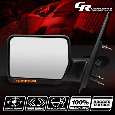 BRAZO PLEGABLE + LUZ LED ESPEJO RETROVISOR LATERAL IZQUIERDO LHS/DRIVER PARA FORD F150 04-14 Foto 1 de 4