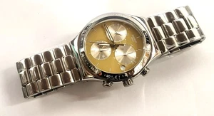 Swatch IRONY CHRONO 2015 - YCS582B - Sand Dune - New - - Picture 1 of 3