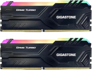 [RGB DDR5 RAM] GIGASTONE Game Turbo 32GB Kit (2x16GB) DDR5 6400MHz PC5-51200 CL4 - Picture 1 of 7