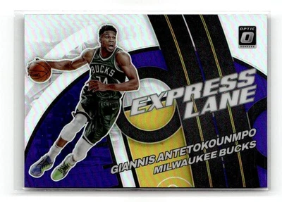 2021 - 22 Donruss Optic - Giannis Antetokounmpo #3 Express Lane 紫色 Prizm — 第 1/2 张图片
