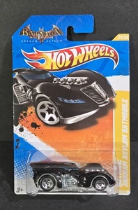 Hot Wheels 2011 New Models #24 BATMAN: Arkham Asylum Batmobile Black w/ 5SPs - Picture 1 of 4