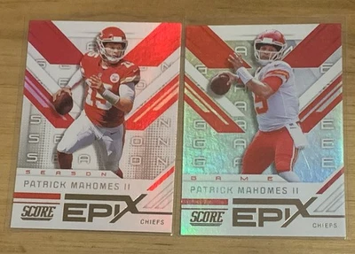 Patrick Mahomes 2019 Score Epix Game Holo FOIL #EG-3 #ES-3 Kansas City Chiefs - Image 1 of 3