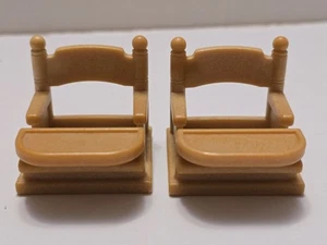 Japan Sylvanian Families BABY DINING TABLE CHAIR Dollhouse Miniature X2 - Bild 1 von 2
