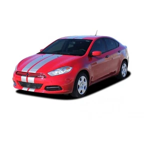 FITS ALL Dodge DART + NEON Racing Stripes 10" Duel Vinyl Graphics Decal 36 FEET - Picture 1 of 22