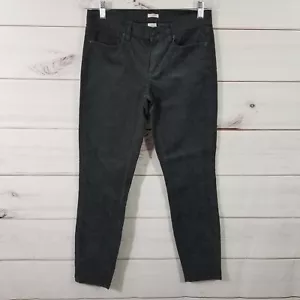J. Crew Toothpick Pants Corduroy Womens Size 28 Gray Stretch Vintage. - Picture 1 of 9