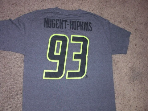 Edmonton Oilers RYAN NUGENT-HOPKINS All Star Game Hockey jersey shirt Large Cover