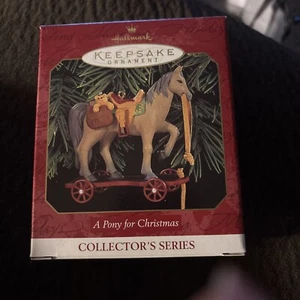 Hallmark Keepsake Ornament 1999- A Pony for Christmas - #2 in Series ** - Picture 1 of 1