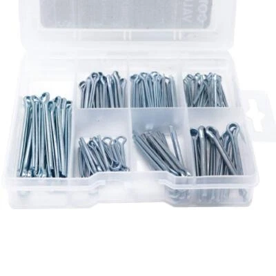 T.K.EXCELLENT 106PCS Cotter Pin Assortment Kit Zinc Plated Premium Quality T.K. Excellent