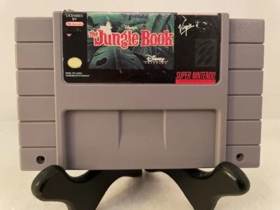 Disney's The Jungle Book (Super Nintendo SNES, 1994) Limpio Probado Funcionando Foto 1 de 4