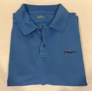 Under Armour Rio Mar logo blue polo shirt XL - Picture 1 of 8