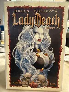 2007 SDCC Brian Pulido's Lady Death Mini Bust Ruby Editions LTD to 100 Signed - Picture 1 of 13