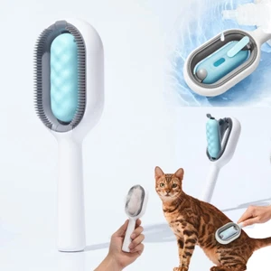 LogFaadCoi Cat and Dog Brush for Shedding, Pet Grooming Self Cleaning Slicker... - Picture 1 of 14
