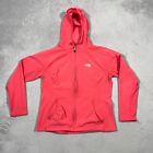 The North Face Sweater Womens Extra Large Pink Full Zip Fleece Hoodie Active
