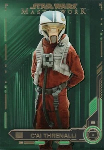 Star Wars Masterwork 2019, C’ai Threnalli (60) Green Parallel Base Card #45/99 - Bild 1 von 2