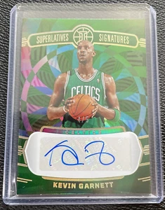 Kevin Garnett 2021-22 Panini Illusions SP Green Auto Autograph 4/5 Celtics - Picture 1 of 2