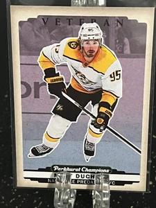 MATT DUCHENE-----2022-23 PARKHURST CHAMPIONS-----COLOR VARIATION----PREDATORS - Picture 1 of 2