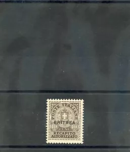 ERITREA Sc EY1 (MI G1)*EN MUY BUEN ESTADO LH 1939 10c MARRÓN OSCURO, ENTREGA AUTORIZADA $50 - Imagen 1 de 1