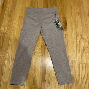 Zobha Womens capri ankle leggings Heather Black Plum size M NWT - Picture 1 of 10